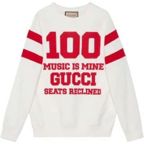 Music Is Mine Gucci Seats Reclined Sweater 